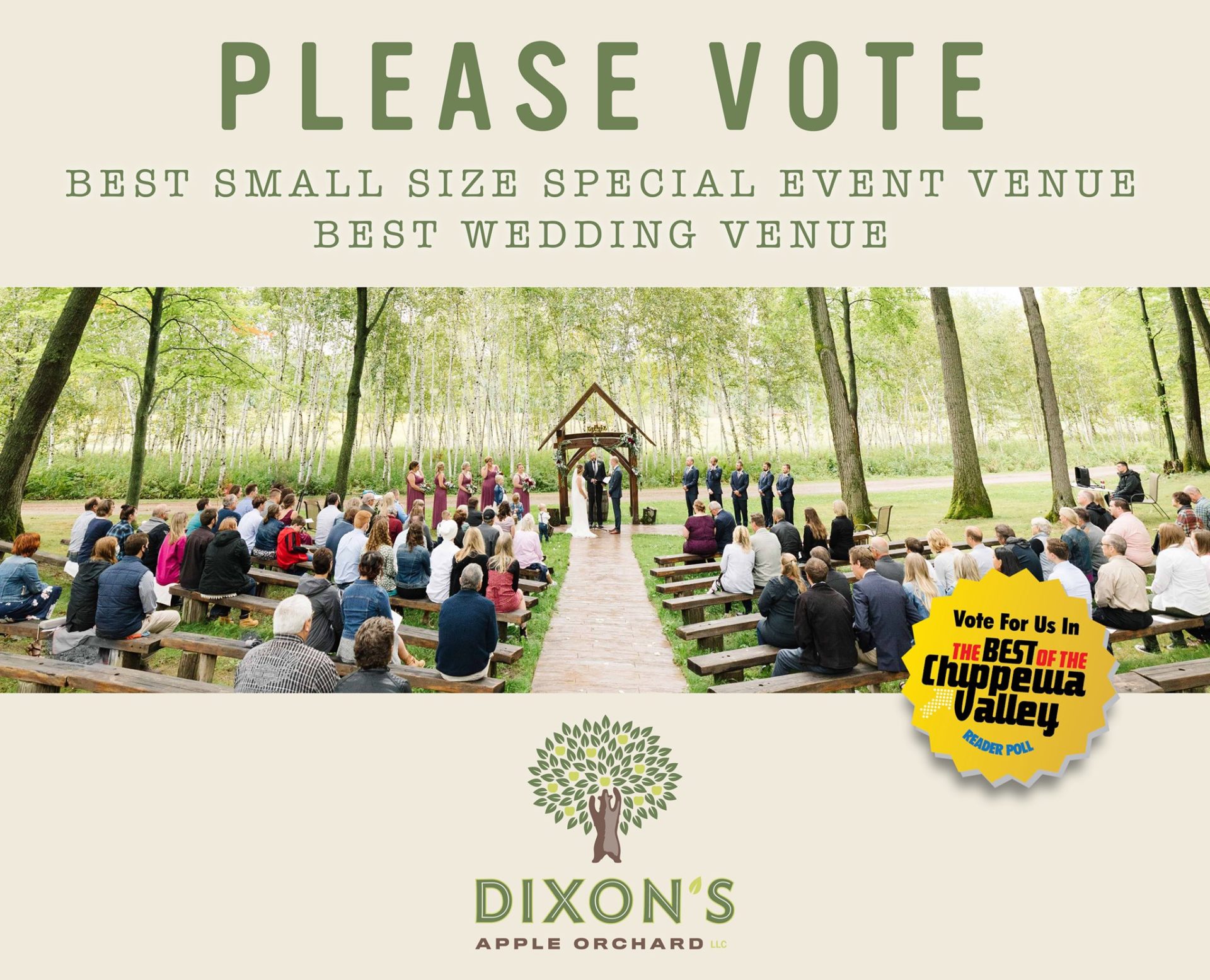 Best of the Chippewa Valley Voting Dixon s Apple Orchard and